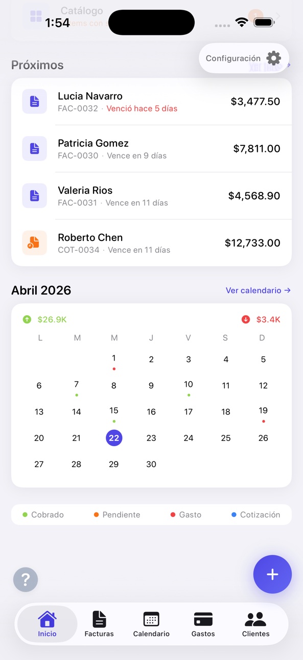 ZenTrack pantalla 7